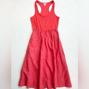 Athleta | Dresses | Athleta Dress Baja Linen Midi Dress Passionfruit Coral Size Large | Poshmark Athleta | Dresses | Athleta Dress Baja Linen Midi Dress Passionfruit Coral Size Large | Poshmark